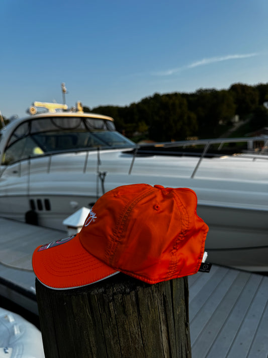 Orange Vol Navy Swim Ponytail Holder Hat