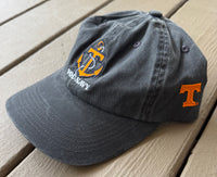 Grey Wash Vol Navy Hat