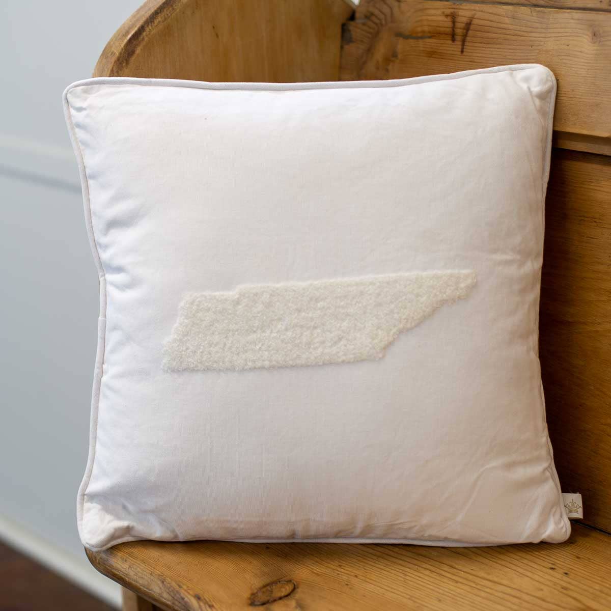 Tennessee Embroidered Square Pillow