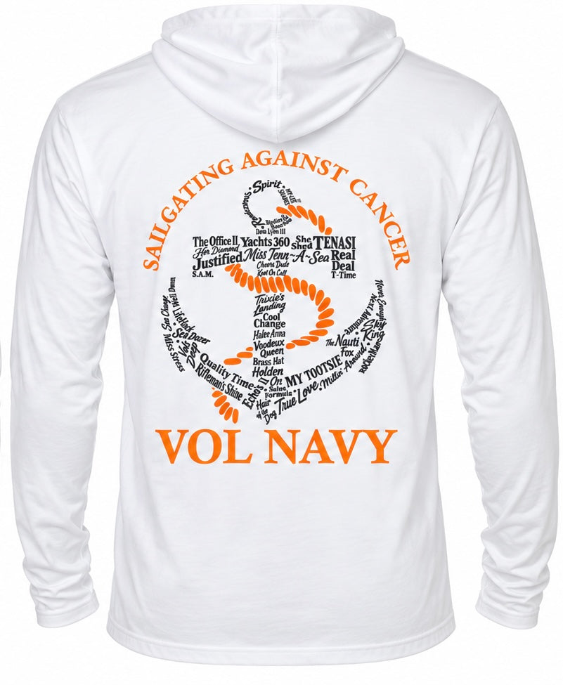 Sailgating Against Cancer Lightweight Hoodie