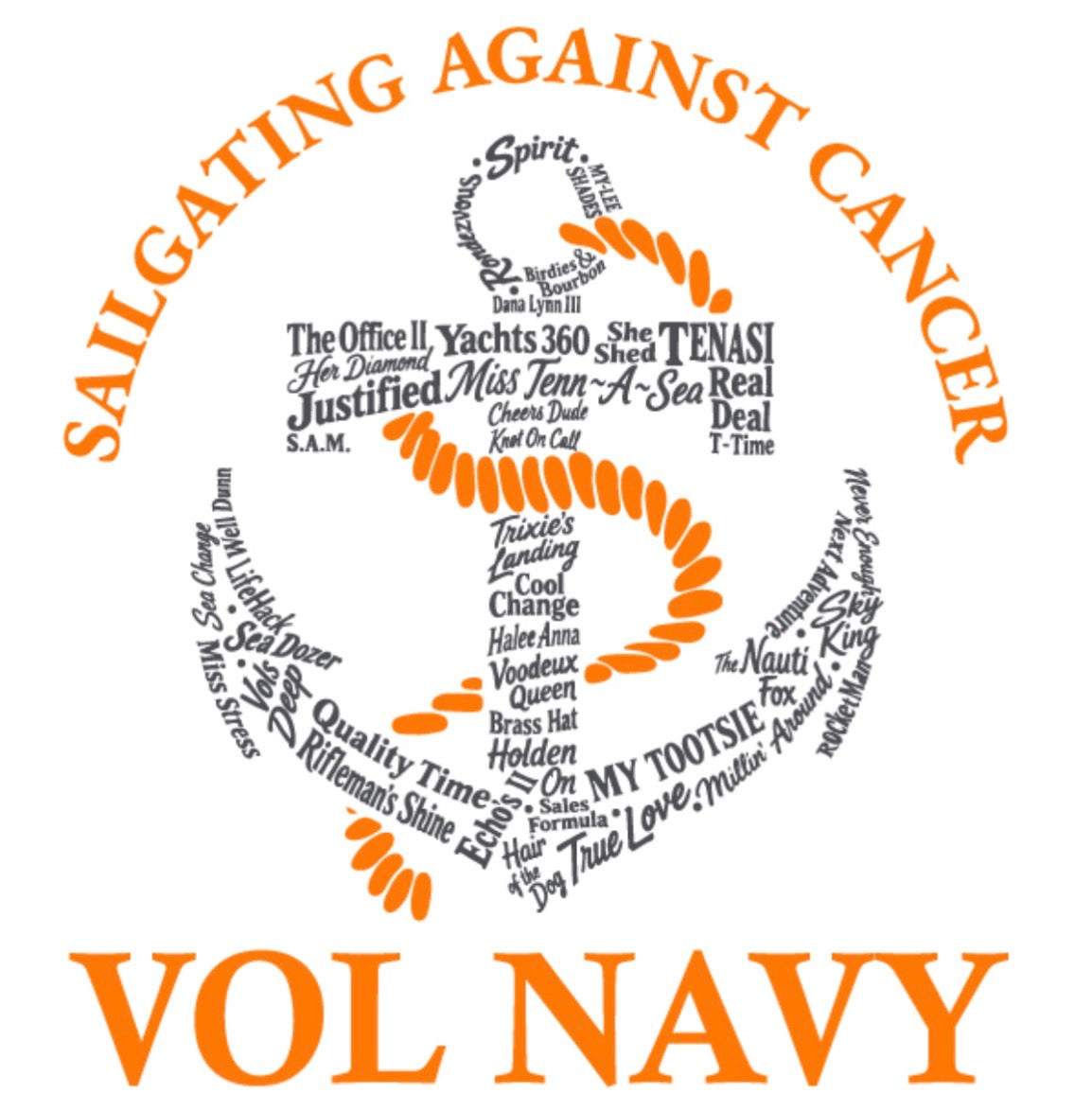 Sailgating Against Cancer Long Sleeve Shirt