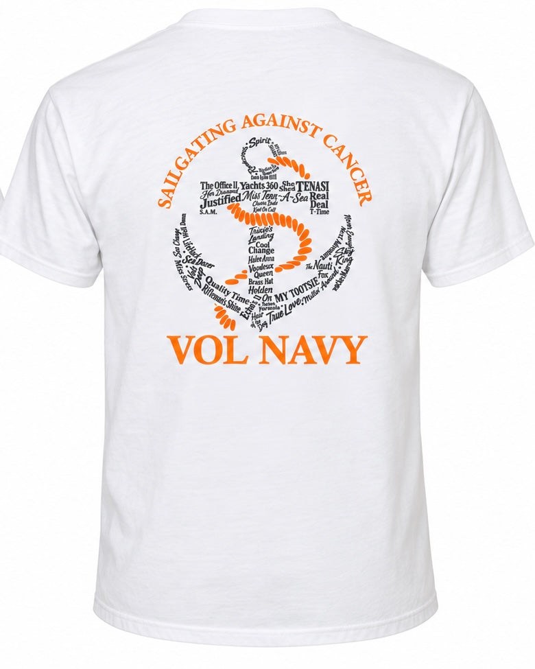 Sailgating Against Cancer Short Sleeve Shirt