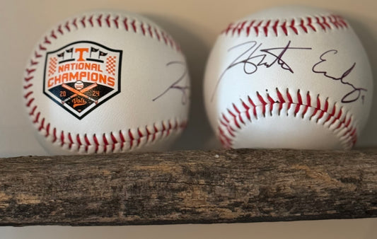 Hunter Ensley signed World Series Champion Baseball