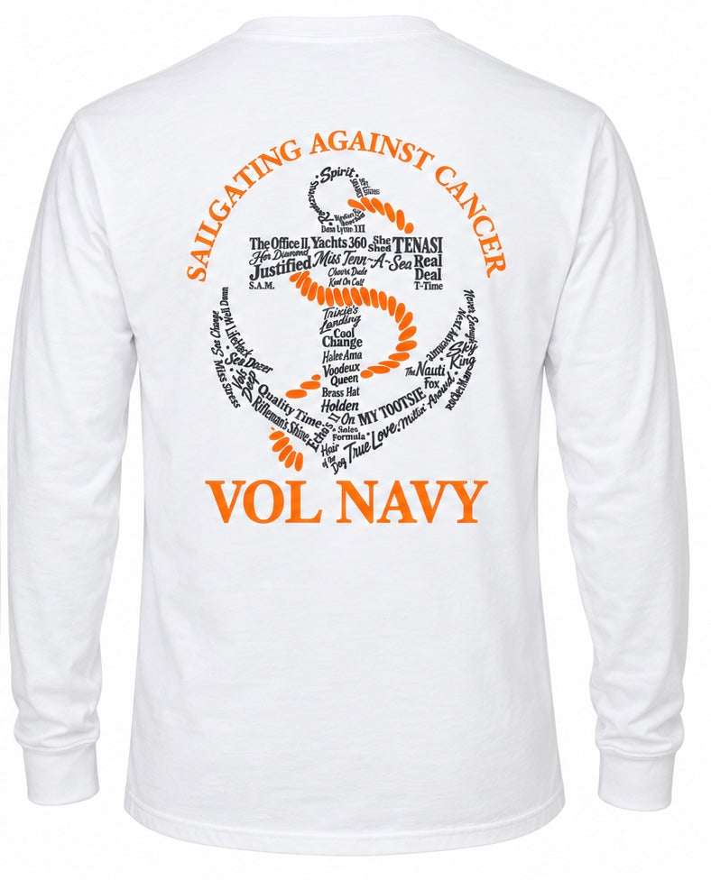 Sailgating Against Cancer Long Sleeve Shirt
