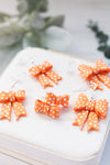 TN Vols Orange & White Polka Dot Bows