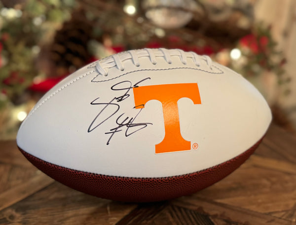 Coach Huepel signed full-size football