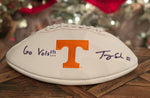 Trey Smith signed Full-size Football