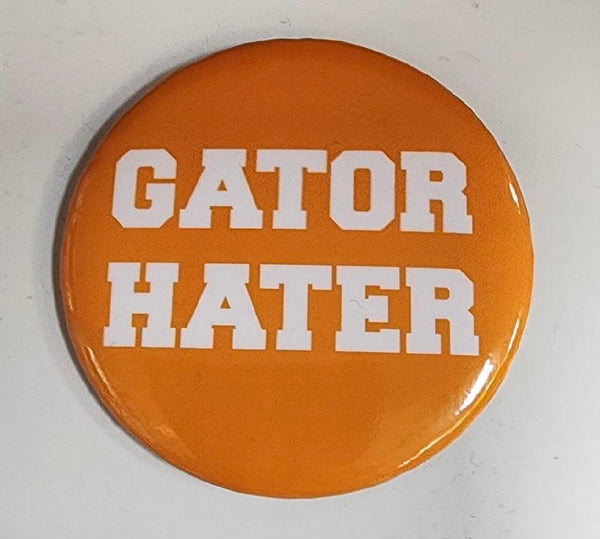 Gator Hater Button