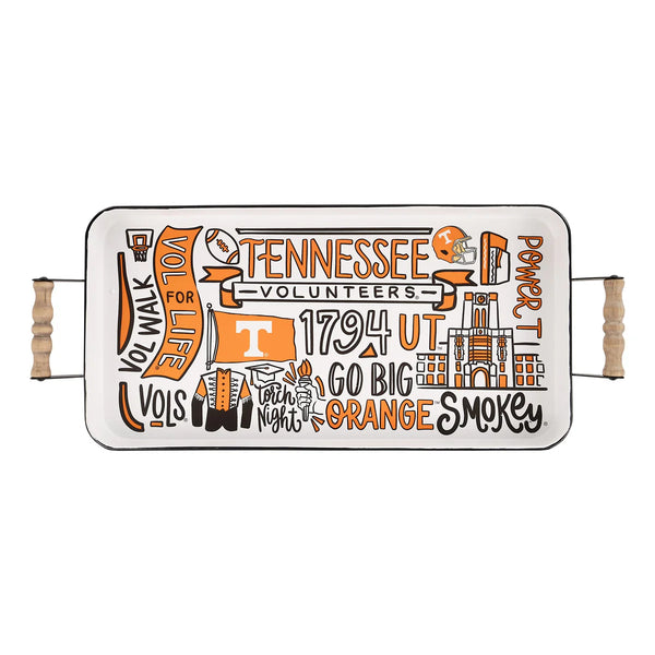 Tennessee Collage Enamel Tray