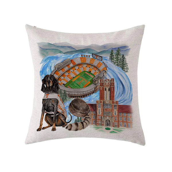 Smokey Scene Pillow