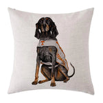 Smokey watercolor pillow