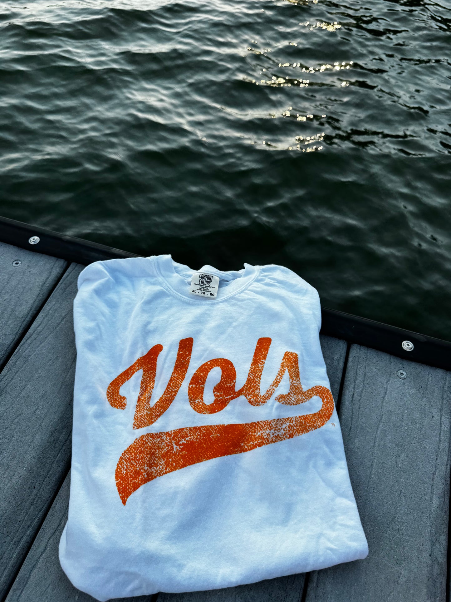 Distressed Vols Script T-Shirt