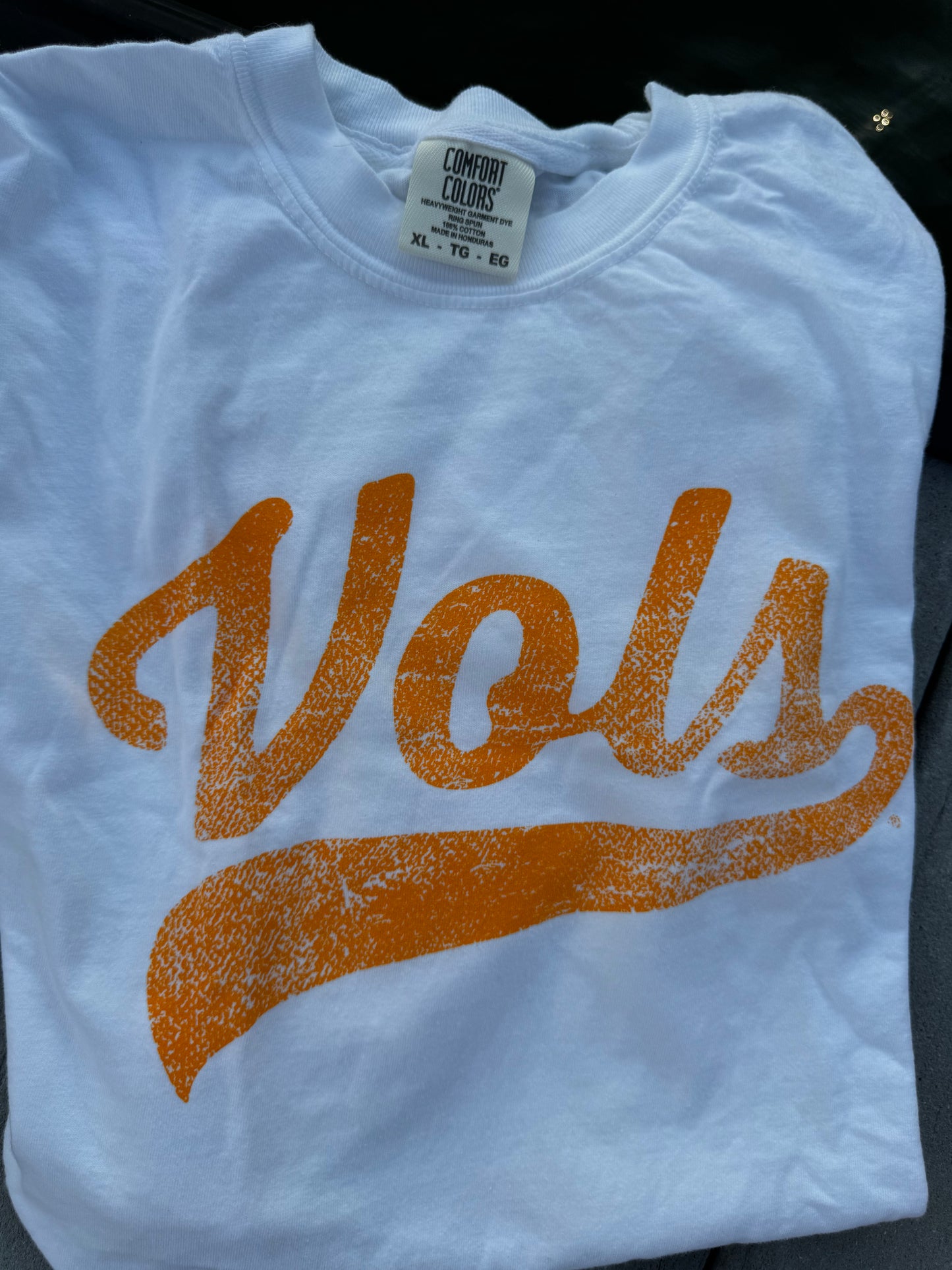 Distressed Vols Script T-Shirt