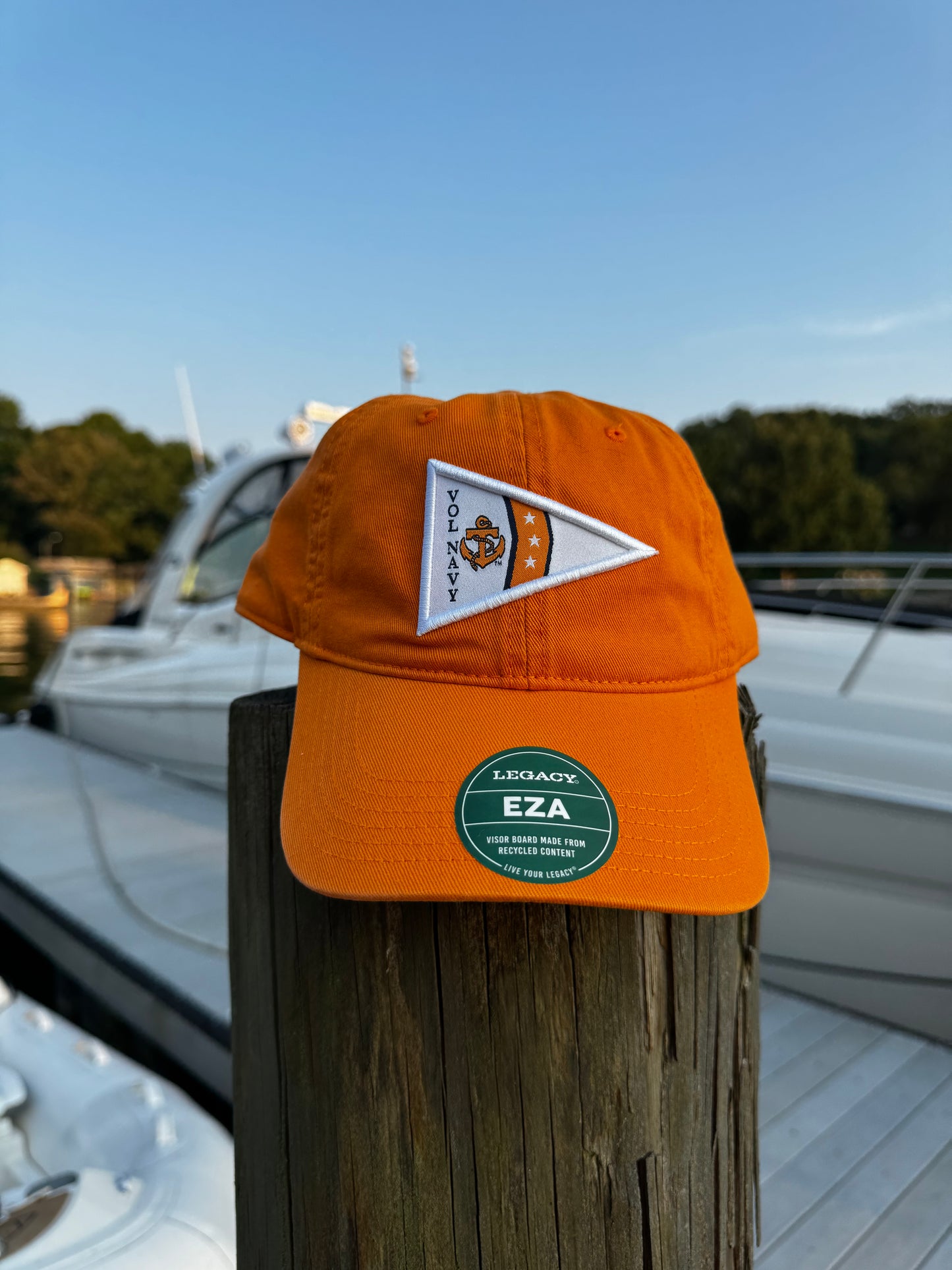 Orange Vol Navy Burgee Hat