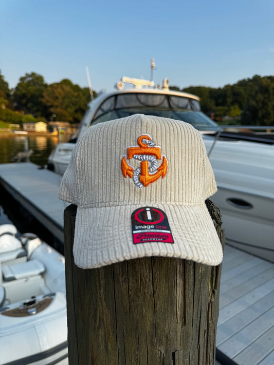 Anchor Wide Corduroy Hat