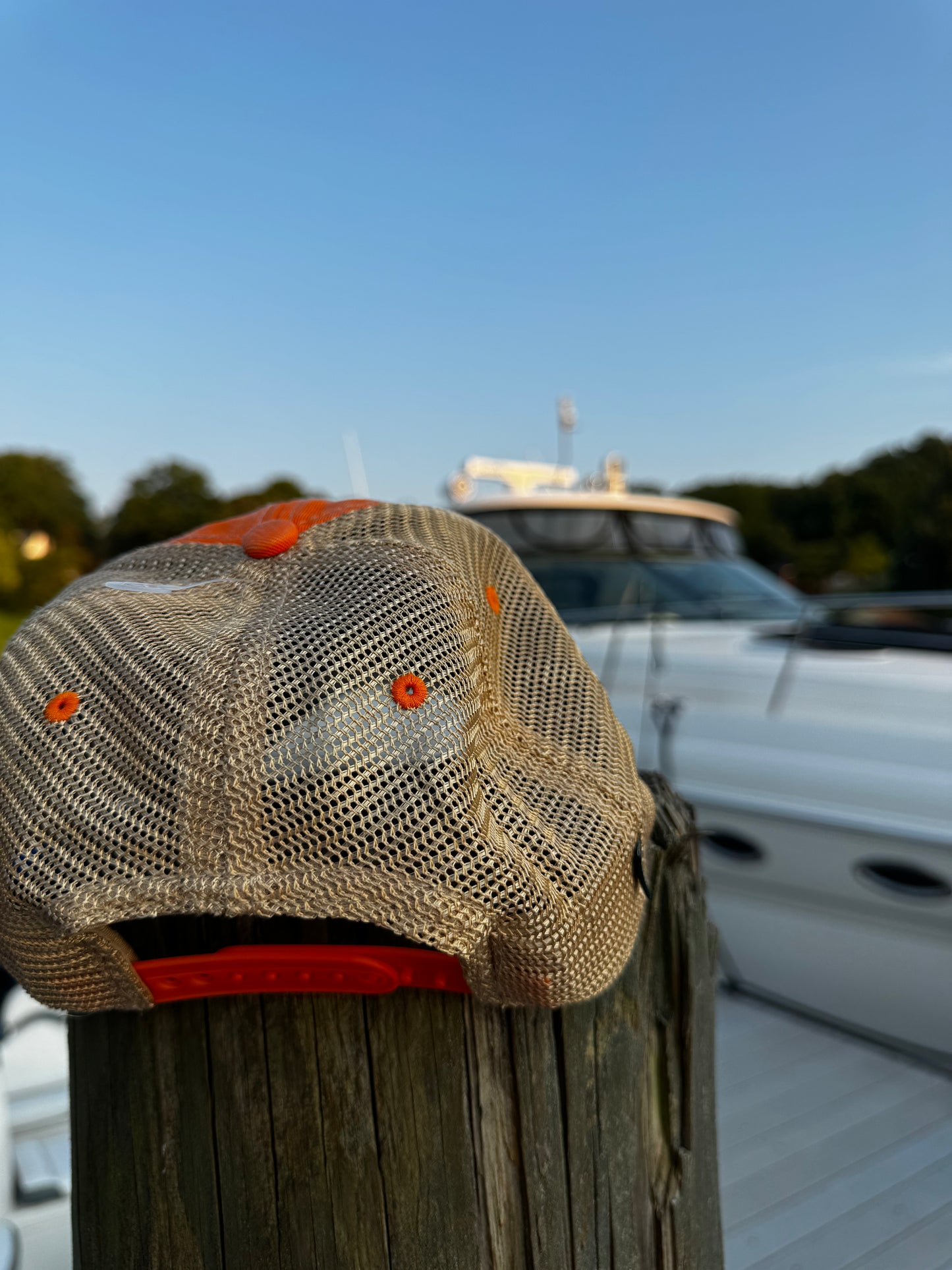 Orange Vol Navy Burgee Trucker Hat
