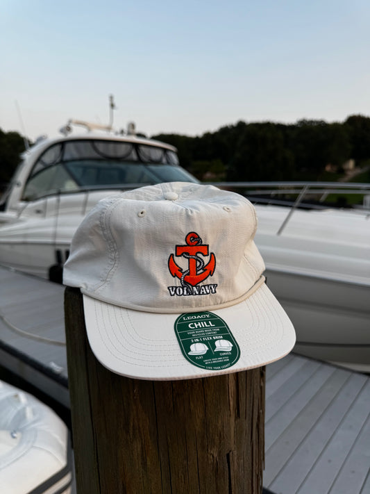 Vol Navy Anchor chill rope hat