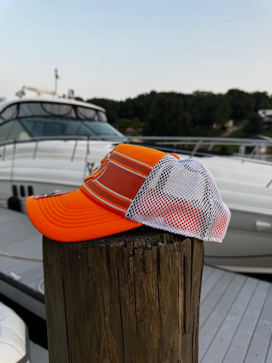 Anchor Mesh Striped Hat