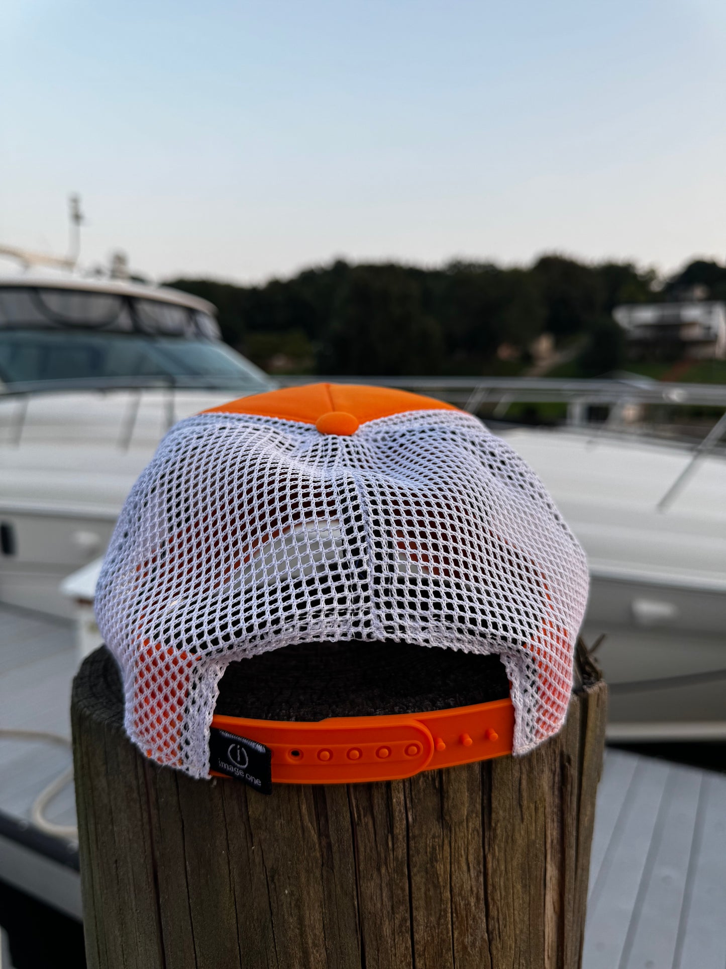 Anchor Mesh Striped Hat