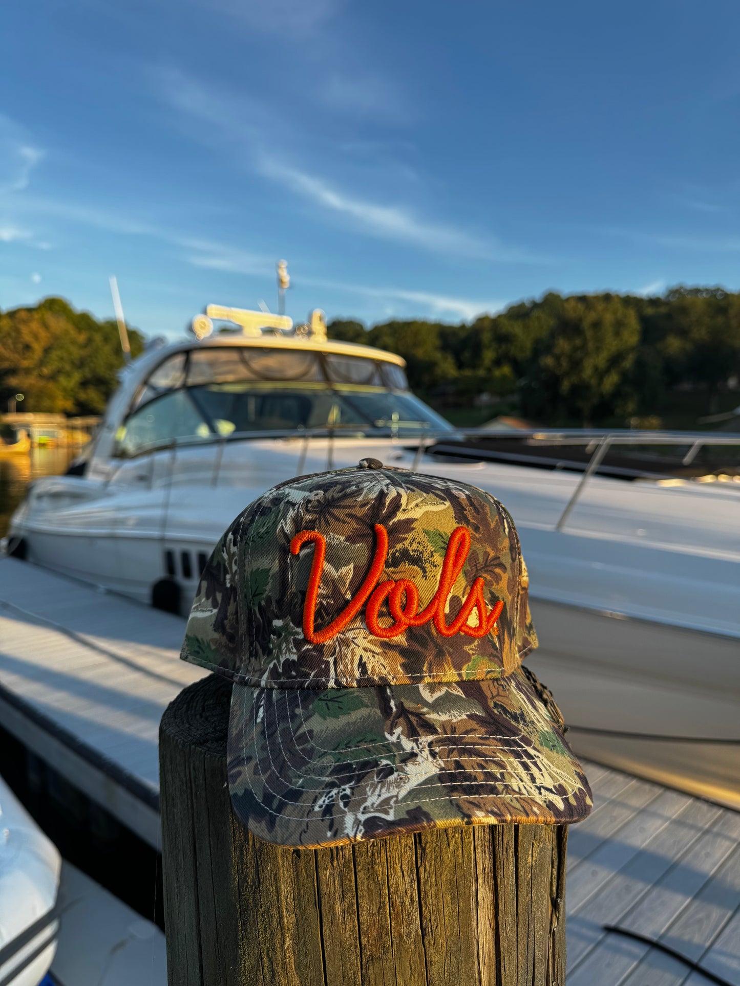Camo Vols Script Hat