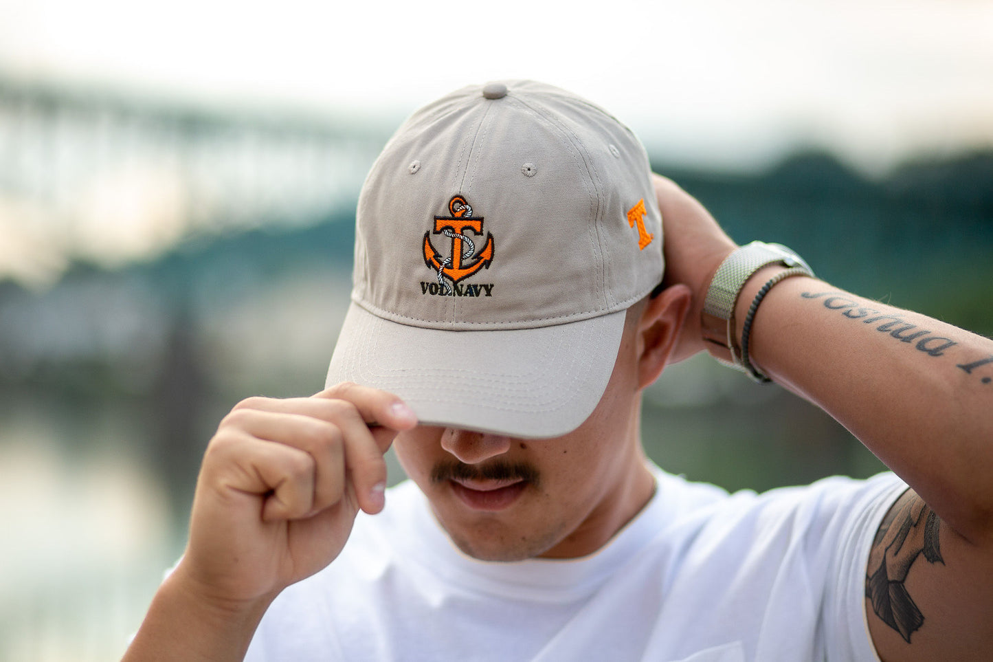 Khaki Vol Navy Hat