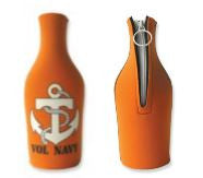 Vol Navy Bottle Koozie w/Zipper